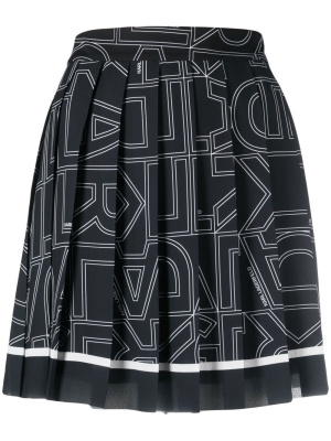 

Pleated printed mini skirt, Karl Lagerfeld Pleated printed mini skirt
