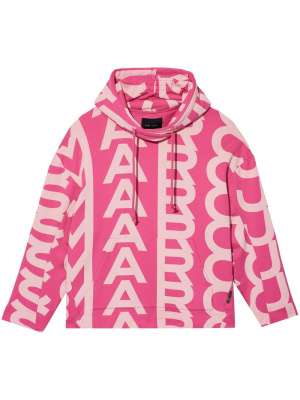 

Monogram-print oversized hoodie, Marc Jacobs Monogram-print oversized hoodie