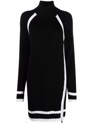 

Two-tone knitted dress, Karl Lagerfeld Two-tone knitted dress