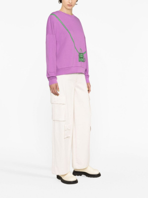 

K/Bag graphic-print sweatshirt, Karl Lagerfeld K/Bag graphic-print sweatshirt
