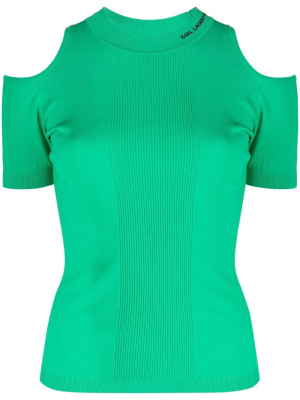 

Cut-out knitted top, Karl Lagerfeld Cut-out knitted top