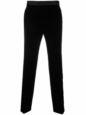 

Nite side-stripe tailored trousers, Karl Lagerfeld Nite side-stripe tailored trousers