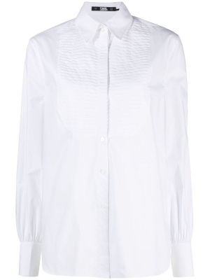 

Wide-sleeves necktie shirt, Karl Lagerfeld Wide-sleeves necktie shirt