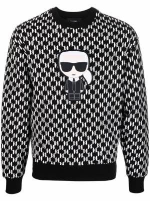 

Karl-patch monogram sweatshirt, Karl Lagerfeld Karl-patch monogram sweatshirt