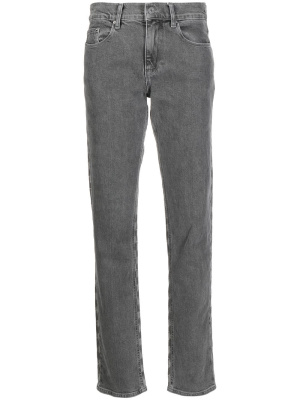 

Monogram-panel slim-fit jeans, Karl Lagerfeld Monogram-panel slim-fit jeans