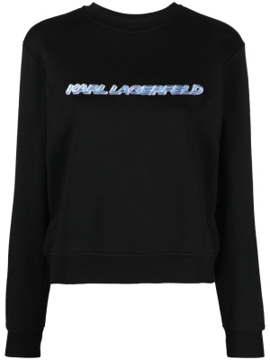 

Long-sleeved logo sweatshirt, Karl Lagerfeld Long-sleeved logo sweatshirt