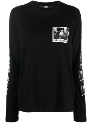 

Karl Archive long-sleeve T-shirt, Karl Lagerfeld Karl Archive long-sleeve T-shirt