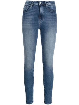 

Mid-wash skinny jeans, Karl Lagerfeld Mid-wash skinny jeans