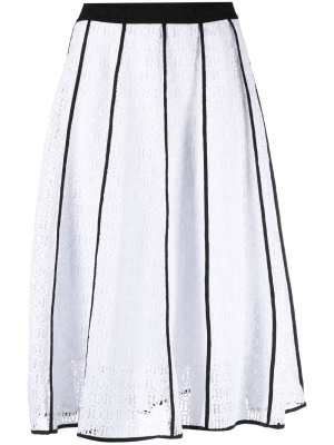 

Kl embroidered lace midi skirt, Karl Lagerfeld Kl embroidered lace midi skirt