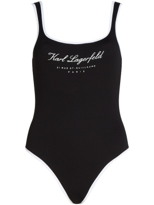 

Hotel Karl open-back swimsuit, Karl Lagerfeld Hotel Karl open-back swimsuit