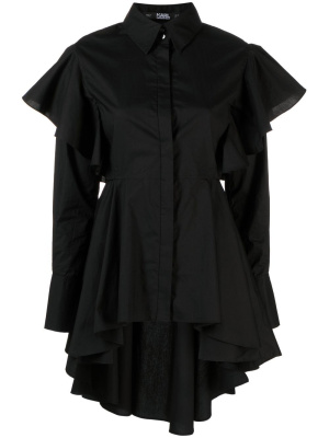 

Ruffle-detail shirt, Karl Lagerfeld Ruffle-detail shirt