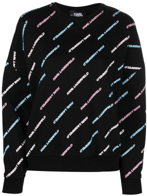

Logo-print sweatshirt, Karl Lagerfeld Logo-print sweatshirt