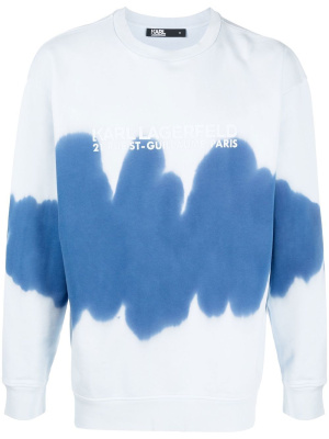 

Painterly-print sweatshirt, Karl Lagerfeld Painterly-print sweatshirt