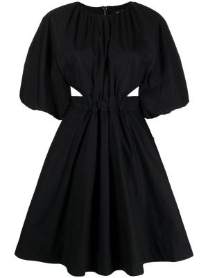 

Cut-out puff-sleeve dress, Karl Lagerfeld Cut-out puff-sleeve dress