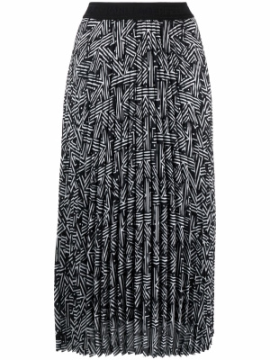 

Monogram pleated skirt, Karl Lagerfeld Monogram pleated skirt