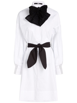 

Hun's Pick necktie shirtdress, Karl Lagerfeld Hun's Pick necktie shirtdress