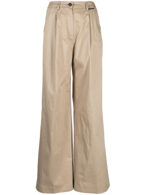 

Wide-leg cotton trousers, Karl Lagerfeld Wide-leg cotton trousers