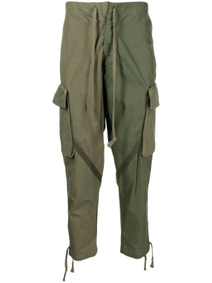 

Panelled tapered jeans, Greg Lauren Panelled tapered jeans