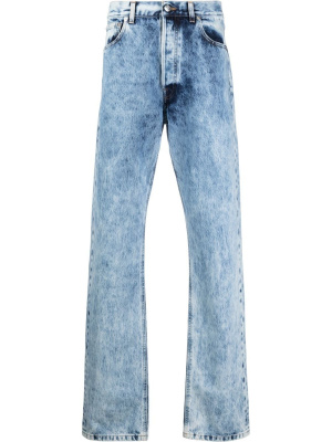 

Acid-wash denim jeans, VTMNTS Acid-wash denim jeans