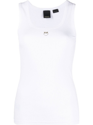 

Embroidered Love-Birds logo vest, PINKO Embroidered Love-Birds logo vest