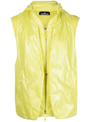 

Zip-up hooded gilet, Stone Island Shadow Project Zip-up hooded gilet