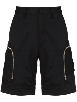 

Zipped details knee-length shorts, Stone Island Shadow Project Zipped details knee-length shorts