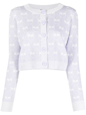 

Logo-print cardigan, PINKO Logo-print cardigan
