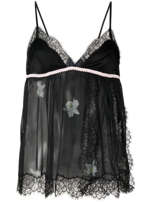 

Reimagine Babydoll tulle top, PINKO Reimagine Babydoll tulle top