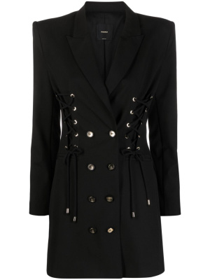 

Double-breasted notched-lapels dress, PINKO Double-breasted notched-lapels dress