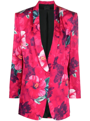 

Hibiscus-print single-breasted blazer, PINKO Hibiscus-print single-breasted blazer