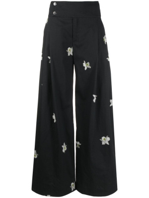 

Floral-print palazzo pants, PINKO Floral-print palazzo pants