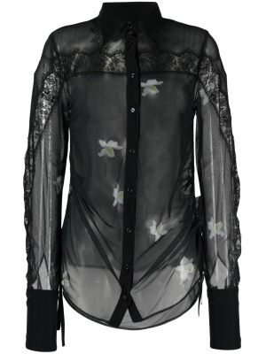 

Reimagine sheer shirt, PINKO Reimagine sheer shirt