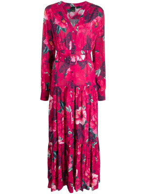 

Floral-print maxi dress, PINKO Floral-print maxi dress