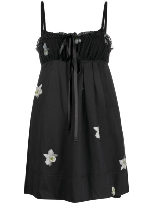 

Floral-print empire-line minidress, PINKO Floral-print empire-line minidress