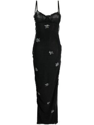

Floral-print long dress, PINKO Floral-print long dress