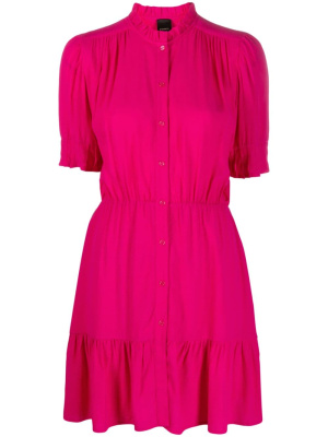 

Ruched button-up minidress, PINKO Ruched button-up minidress