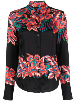 

Tropical-print long-sleeve shirt, PINKO Tropical-print long-sleeve shirt