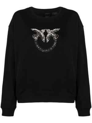 

Logo-embellished sweatshirt, PINKO Logo-embellished sweatshirt