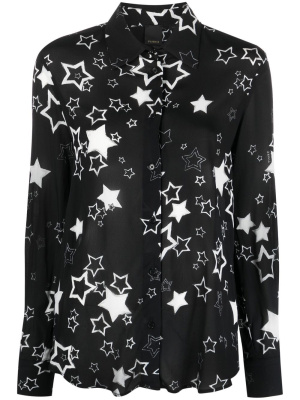 

Star-print long-sleeved shirt, PINKO Star-print long-sleeved shirt