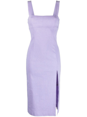 

Slit-detail sleeveless midi dress, PINKO Slit-detail sleeveless midi dress