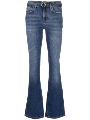 

Belted flared jeans, PINKO Belted flared jeans