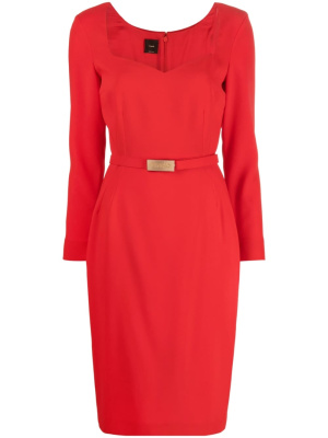 

Belted long-sleeve dress, PINKO Belted long-sleeve dress