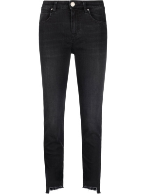 

Frayed-hem skinny jeans, PINKO Frayed-hem skinny jeans