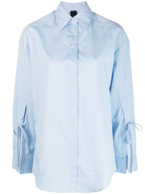 

Striped tie-fastening shirt, PINKO Striped tie-fastening shirt