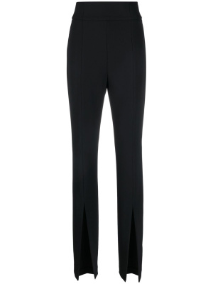 

High-waisted front-slit trousers, PINKO High-waisted front-slit trousers