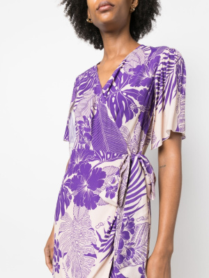 

Accolto printed wrap dress, PINKO Accolto printed wrap dress