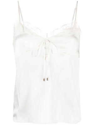 

Lace-trim tank top, PINKO Lace-trim tank top