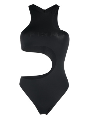 

Cut-out logo-print swimsuit, PINKO Cut-out logo-print swimsuit