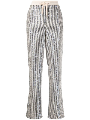 

Sequin-embellished drawstring trousers, PINKO Sequin-embellished drawstring trousers
