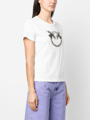 

Crystal-embellished T-shirt, PINKO Crystal-embellished T-shirt